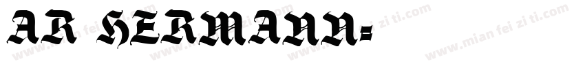AR HERMANN字体转换